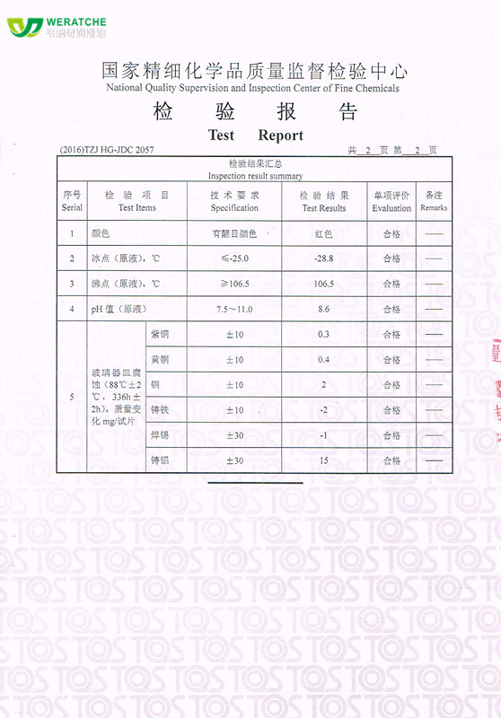 星空体育(中国)官方网站润滑油防冻液检测合格